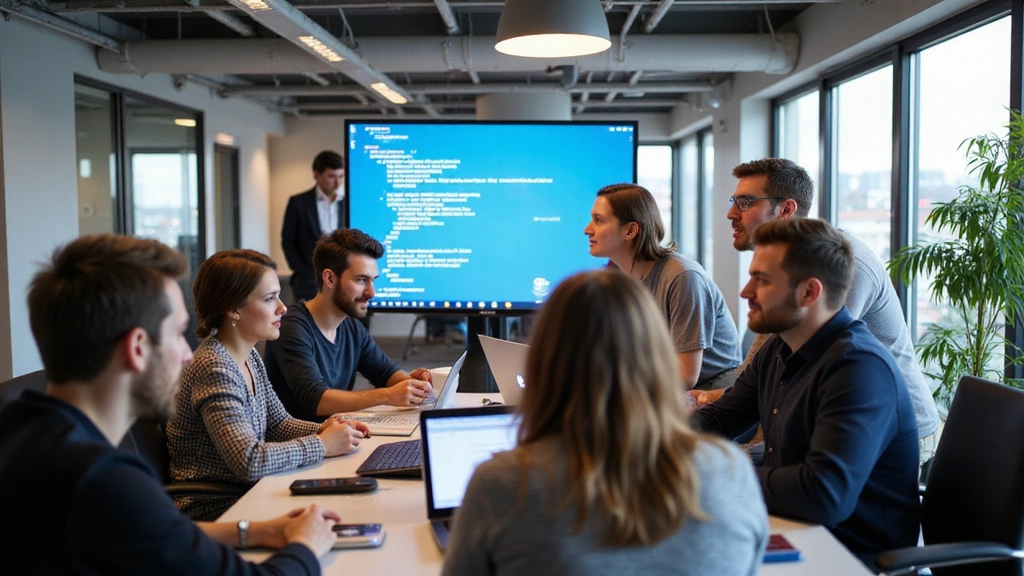 Team di Programmazione IT che lavora in modo collaborativo