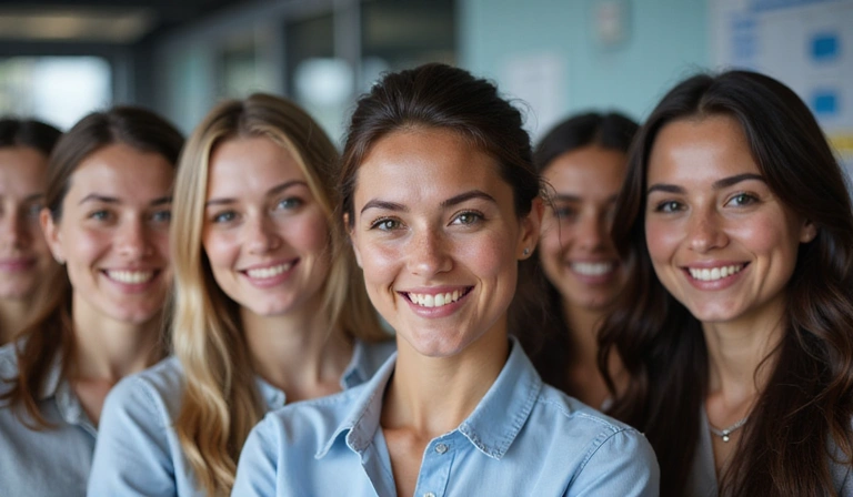 Persone sorridenti che simboleggiano la soddisfazione del cliente